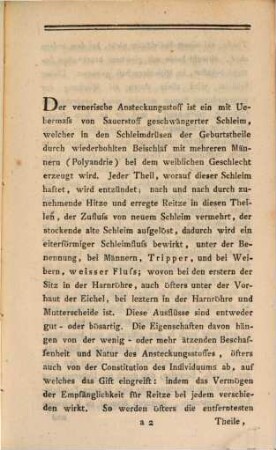 Ernsthafte auf Erfahrung gegründete Warnungen an die Freunde der Menschheit gegen den Gebrauch des Quecksilbers in venerischen Krankheiten, H. 2.