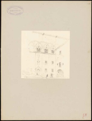 Palazzo Sclafani, Palermo: Ansicht des Innenhofes