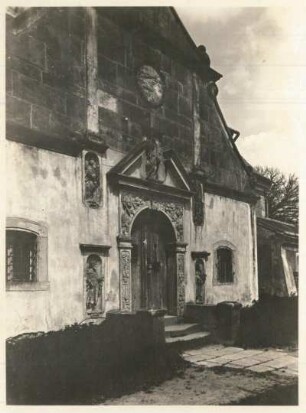 Dorfkirche Sankt Wenzel in Jauernick. Kirchenvorhalle (17. Jahrhundert)