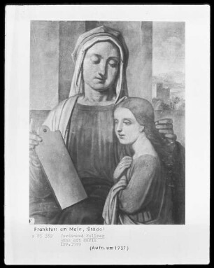 Die heilige Anna mit der kleinen Maria