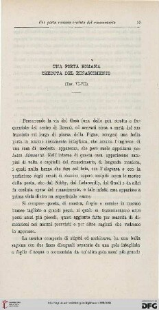 24: Una porta romana creduta del Rinascimento