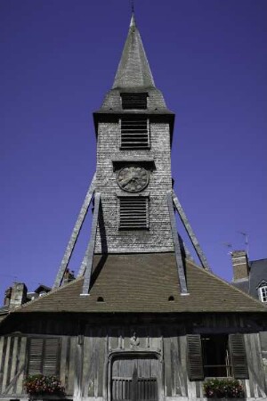 Frankreich. Basse Normandie. Calvados. Honfleur. Clocher Sainte Catharine. Glockenturm