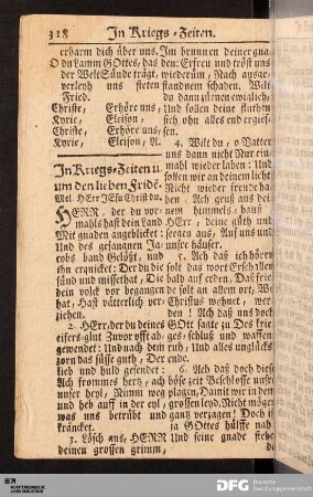 In Kriegs-Zeiten.