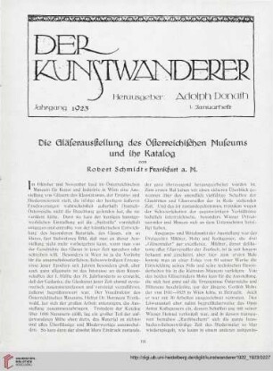 4/5: Die Gläserausstellung des Österreichischen Museums und ihr Katalog