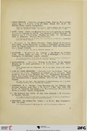 [Luxus- und Pressendrucke] (Nr. 1-1009)