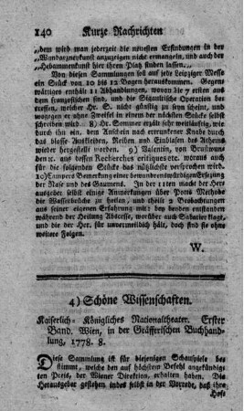 Kaiserlich-königliches Nationaltheater. Bd.1.