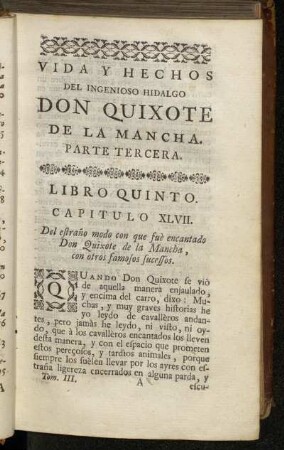 Libro Quinto. [Parte Primera]
