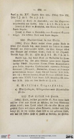 II. Weltlich Gegenstände