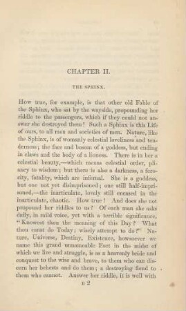 Chapter II. The Sphinx
