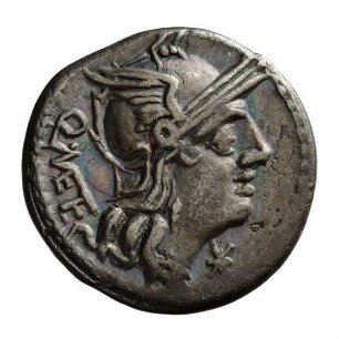Münze, Denar, 130 v. Chr.