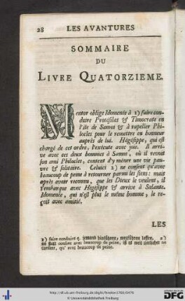 Livre Quatorzieme