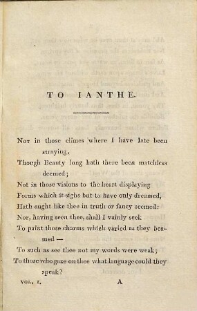 The works of the right honourable Lord Byron, 1. Childe Harold