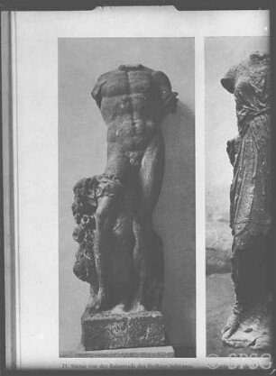 Berlin, Schloss Berlin, Andreas Schlüter, Statue von der Balustrade des Schlosses, Schlossplatzfront.