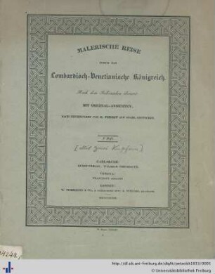 Malerische Reise durch das Lombardisch-Venetianische Königreich