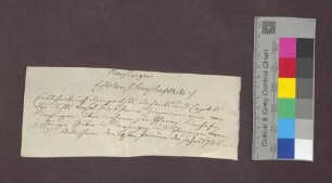 Lehnbrief des Basler Domkapitels für Johannes Zimmermann von Norsingen.