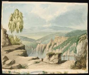 Felsenlandschaft: Perspektivische Ansicht