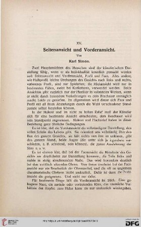Seitenansicht und Vorderansicht