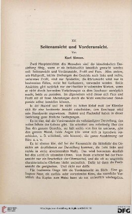Seitenansicht und Vorderansicht