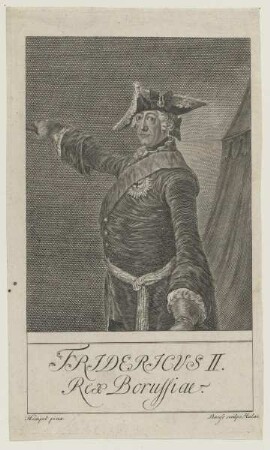 Bildnis des Fridericus II. Rex Borussia