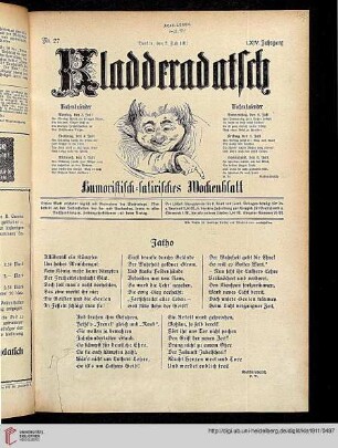 Hefte 27-31, Juli 1911