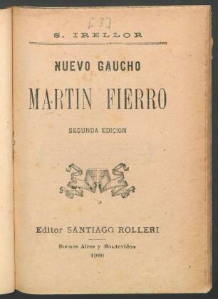 Nuevo gaucho Martin Fierro