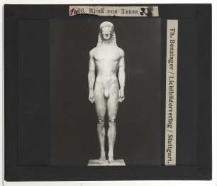 unbekannt (archaisch), Apoll/Kouros von Tenea (München Glyptothek)