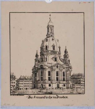 Die Frauenkirche auf dem Neumarkt in Dresden