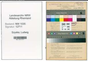 Entnazifizierung Ludwig Szyska , geb. 01.01.1909 (Steiger)