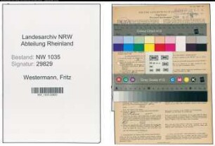 Entnazifizierung Fritz Westermann , geb. 19.08.1892 (Lohnbuchhalter)