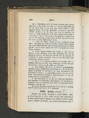 1731. Hübbe (Ulrich).