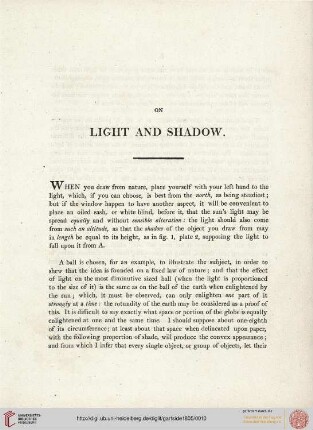 On light and shadow