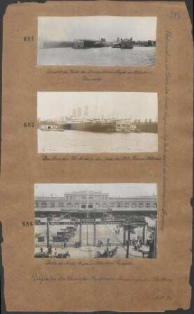 Docks des Norddeutschen Lloyds in Hoboken. Landseite