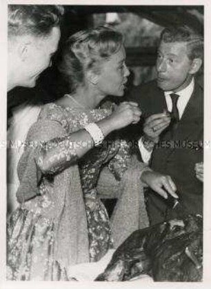 Dieter Borsche und Maria Schell auf einer Veranstaltung