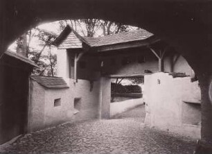 Burgk, Schloss : Burgk. Schloß. Eckbastion von Süden