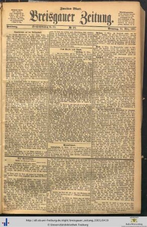 31.03.1901 (Zweites Blatt)