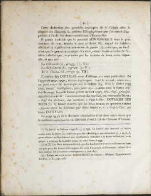 [Quelques Mots Sur La Cabale Des Rabbins.]