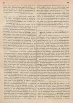 86-87 [Rezension] Burkitt, Francis Crawford, The religion of the Manichees