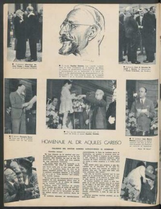 Homenaje al Dr. Aquiles Gareiso : Palabres del Doctor Gareiso agradeciendo el homenaje