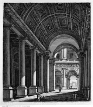 I monumenti più interessanti di Roma ..., Tafel 52: Palazzo Farnese, Vestibolo