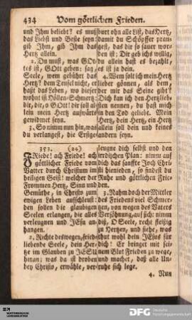 Vom göttlichen Frieden.