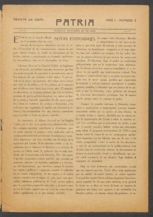 1924,1,5: año 1, no. 5 (octubre 30 de 1924)