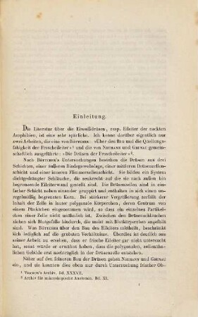 Über die Eiweissdrüsen im Eileiter der Amphibien und Vögel : Dissertation ; mit einer Tafel