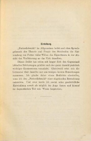 Geschichtlich-dogmatische Erörterung des § 370 No. 6 Reichsstrafgesetzbuch