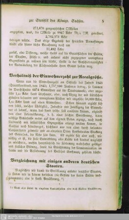 Vergleichung mit einigen anderen deutschen Staaten