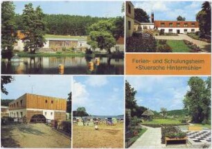 Stuer-Bad Stuer. Stuersche Hintermühle. Zentrales Ferien- und Schulungsheim des volkseigenen Kohlehandels, Ansichtskarte
