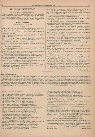 Zeitschriftenschau