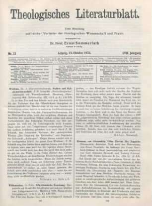 306-307 [Rezension] Klemens von Alexandria, Titius Flavius, Die Teppiche