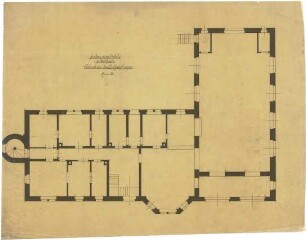 Billing, Hermann; Neckarelz (Baden-Württemberg), Bahnhofstr. 25; Gasthaus Kling ("Klingenburg") - Grundriss EG