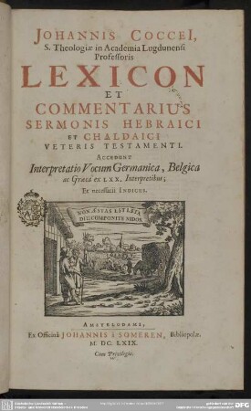 Lexicon et commentarius sermonis Hebraici et Chaldaici