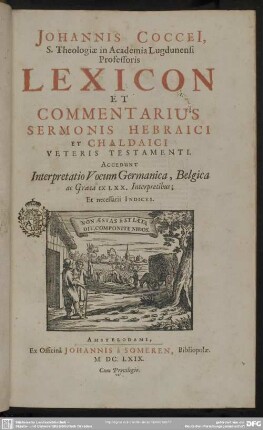 Lexicon et commentarius sermonis Hebraici et Chaldaici